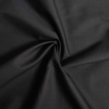 Tissu Popeline De Coton Noir - Designers-factory (3m X 1m46) - Designers-factory