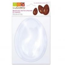 2 Moules Pour Oeuf En Chocolat En Pvc - Scrapcooking