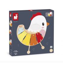 Xylo Poulette En Bois - Xylophone Colore - Jura Toys