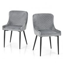 Lot De 2 Chaises De Salle À Manger Chaise D'Appoint De Cuisine - - PAS DE MARQUE -