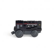 Train Noir De Batterie Poiur Piste En Bois - Bigjigs Toys