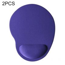 Tapis De Souris Gel Confortable Bleu Ciel Antidérapant Écologique 2 Pcs Violet 2 Yonis - Yonis