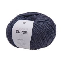 Pelote De Laine À Tricoter Essentials Super Aran - Rico Design 12 Bleu Marine