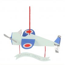 1 Carte De Naissance - Avion À Suspendre - Meri Meri