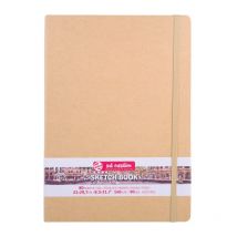 Carnet - Croquis - Dessin - A4 - 21x29,7cm - 80 Pages - 140g - Kraft - Sakura - Royal Talens