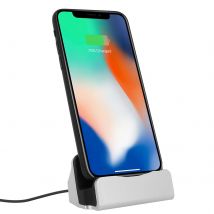 Station D'Accueil Iphone Charge & Synchronisation Connecteur Lightning - Argent - Avizar