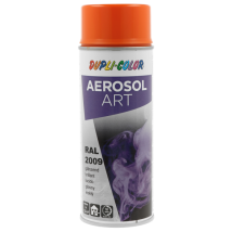 Bombe De Peinture - Orange Trafic - Ral 2009 - Brillant - Tous Supports - Aérosol Art - Dupli-color