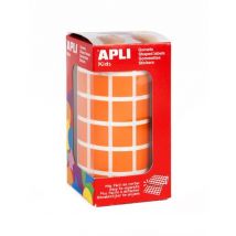 Gommettes Rouleau Carré 15 X 15 Mm Orange X 2 832 - Apli