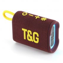 Enceinte Bluetooth Waterproof Lumineuse Portable Qualité Sonore Exceptionnelle Tws Violet Yonis - Yonis
