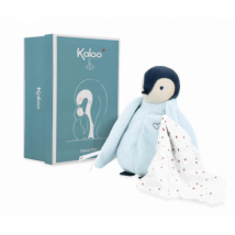 Peluche A Bisous Manchot – Bleu - Kaloo