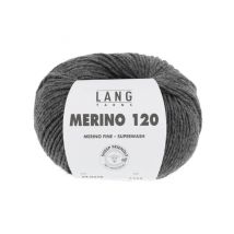 Pelote De Laine À Tricoter Merino 120 - Lang Yarns Gris (270)