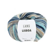 Pelote De Coton À Tricoter Lisboa - 100gr – Lang Yarns - 100% Coton, Légèreté Et Éclat Inspirés Du Portugal 04 Multicolore