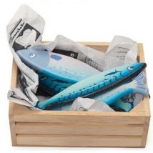 Mes Poissons Frais En Bois - Cagette Du Marche - Le Toy Van - Tv184 - Le Toy Van