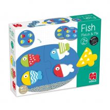 Fish Match And Mix Jeu D'Assemblage Puzzle Couleur - Goula