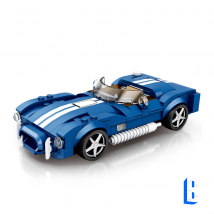 Jeux De Construction - Reobrix - La Voiture Vintage Bleu Foncé -