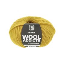 Pelote De Laine Promise De Wool Addicts - 100gr – Laine Mérinos Extrafine & Polyamide 50 Jaune - Wool Addicts by Langyarns