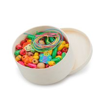 Boîte De Perles En Bois - 100 Gr. - New Classic Toys
