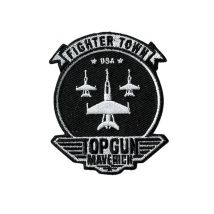 Écusson Imprimé “fighter Town” – Top Gun – 72x79mm️ Multicolore - Distrifil
