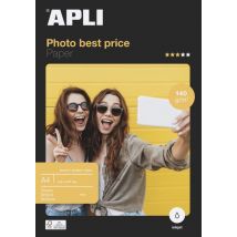 Apli 04451 - Papier Photo Brillant A4 135g. Photobasic