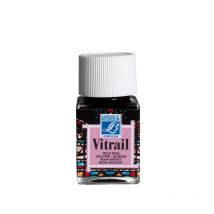 Peinture Vitrail - Lefranc Bourgeois - Vieux Rose - Flacon De 50ml