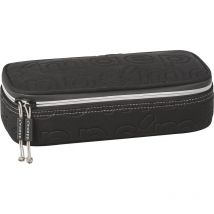 Trousse - Rectangulaire - Noir/gris - Grand Format - Scolaire - 22x11x6cm - S'Maepp - Bruneau