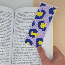 Kit Canevas - Léopard - Marque-page - Fukuri