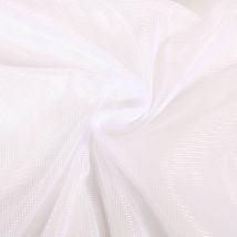 Tissu Moustiquaire Souple Grande Largeur Blanc - Au Mètre - Craftine