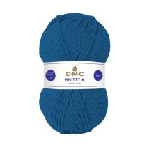 Fil À Tricoter Knitty 6 - 100gr - Dmc Just Knitting Bleu (994) - Dmc