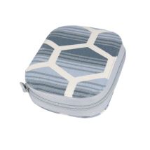 Pochette À Couture 14cmx9cm Imprimé Nid D'Abeille Bleu - MyMercerie
