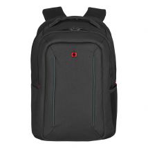 Sac À Dos Wenger Bq Avec Compartiment 16 Pouces - Compartiments Rembourrés - Sangle Trolley - Noir