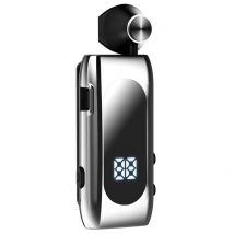 Ecouteurs Bluetooth Sans Fil Or Autonomie 20h Design Rétractable Et Vibration Argent Yonis - Yonis