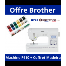Machine À Coudre Innov-is F410 - Brother - Votre Complice Couture Parfait Blanc