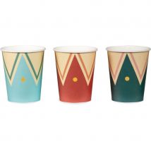 6 Gobelets Cirque - PartyDeco