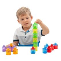 18 Pots Colorés Translucides - Jouet Créatif Et Éducatif - TickiT