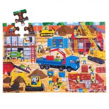 Puzzle Géant Chantier De Construction - Bigjigs Toys