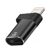 Linq Adaptateur Usb-c Vers Lightning Charge Rapide 30w Pd Et Transfert 480mbps Noir