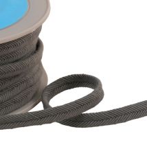 Bobine 20m Double Cordon Fils 10mm Gris Moyen - My mercerie