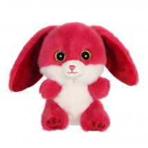 Peluche - Peluche Lapin Ruby > Rose Framboise – 13 Cm
