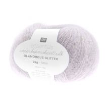 Fil À Tricoter Essentials Super Kid Mohair Loves Silk Glamorous Glitter: Luxe, Douceur Et Créativité - 25gr - Rico Design 04 Lilas
