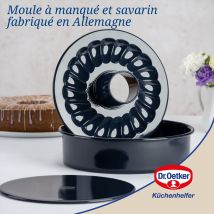 Moule À Manqué Et Savarin Double Fond 28 Cm Dr. Oetker Back Liebe