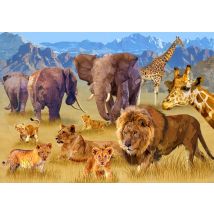 Savannah Animals – 1500 Pieces - Bluebird Puzzle