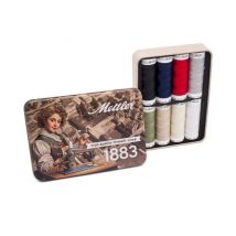 Boîte Collector De 8 Bobines De Fil À Coudre Seralon – 200 M – Mettler - Mettler Amann