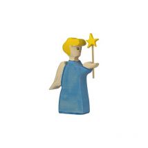 Figurine Crèche De Noël - Ange Avec Étoile - Holztiger