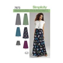 Patron Simplicity 1069 Jupe, Short Et Pantalon Femme Taille N°fr 32-40