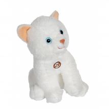 Peluche - Chat Mimi Cats Sonore Blanc - 18 Cm - Gipsy Toys