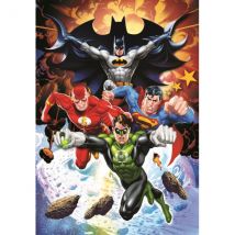 Puzzle Flash Superman Batman Et Lantern - 104 Pieces - Collection Marvel - Clementoni - Clementoni