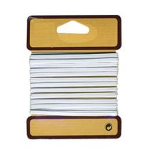 Tresse Élastique Plate 6mm 5m Blanc - My mercerie