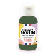 Peinture Textile Vert Foret 50ml - Graine Creative