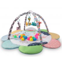 Tapis Éducatif 2-en-1 Tinymini Zoo Fleur - Milly Mally