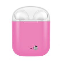 Ecouteurs Bluetooth Sans Fil Avec Réduction De Bruit Et Microphone Intégré Rose Yonis - Yonis